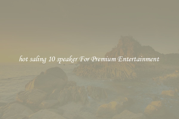 hot saling 10 speaker For Premium Entertainment 