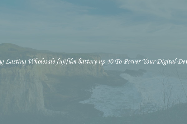 Long Lasting Wholesale fujifilm battery np 40 To Power Your Digital Devices