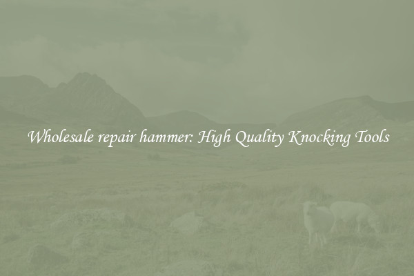Wholesale repair hammer: High Quality Knocking Tools