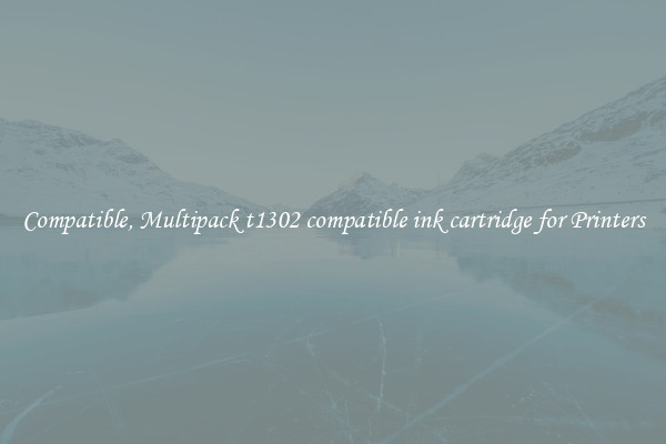 Compatible, Multipack t1302 compatible ink cartridge for Printers