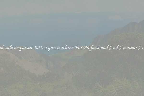 Wholesale empaistic tattoo gun machine For Professional And Amateur Artists