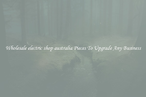 Wholesale electric shop australia Pieces To Upgrade Any Business