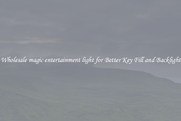 Wholesale magic entertainment light for Better Key Fill and Backlight